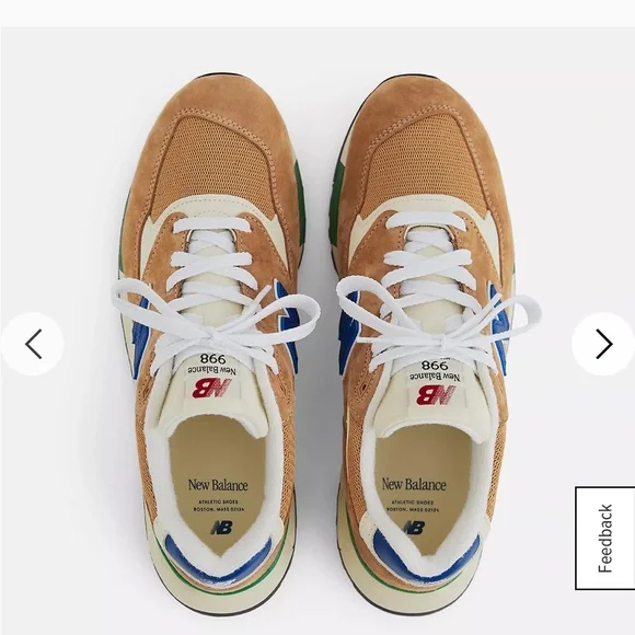 New Balance 998 Teddy Santis Orange/Royal rare great condition 8.5 men 10 women - Picture 3 of 10